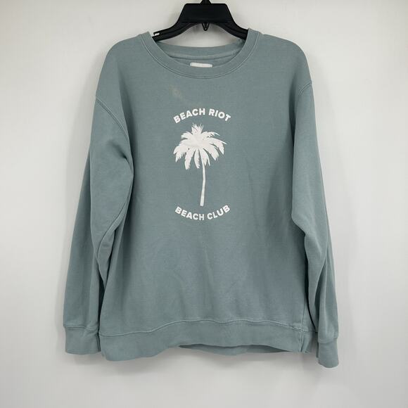 Beach Riot Beach Club Crewneck Sweatshirt Size Medium M - Picture 1 of 6